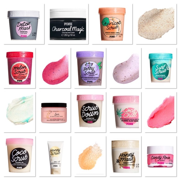 6 Face body scrub mixed lot bundle Victoria's PINK - Picture 6 of 8